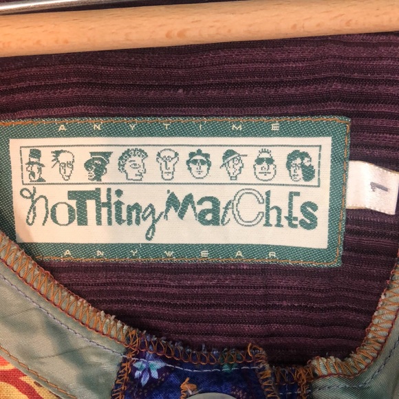 NOTHING MATCHES Patchwork Floral Stripe Maxi Jumper Dress XL - Picture 12 of 17